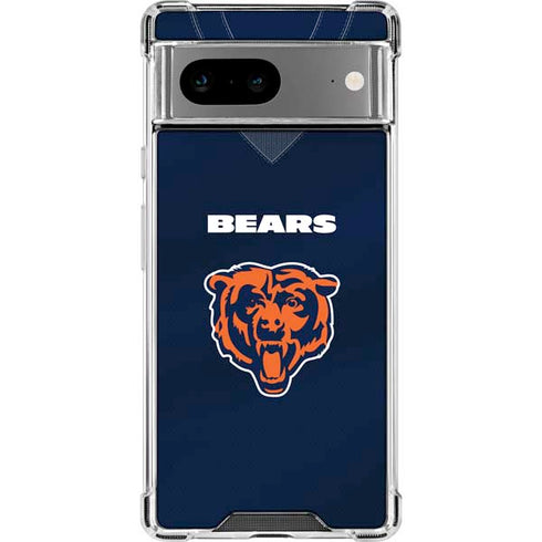 NFL Chicago Bears Team Jersey Google Pixel 7a Clear Case